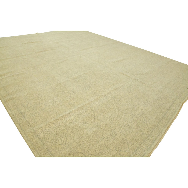 Echeverria Wool Area Rug in Ivory, Rectangle 8' x 10'