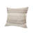 Gray Stripe Cotton Throw Pillow Cover