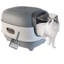 Cat Litter Box Enclosed With Scoop Odour Defensive Hooded Litter Tray Built-in Active Carbon Slot