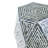 Hexagon Garden Stool, Capiz Accent Side Table