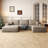 Cloud Sectional Sofa With 1 Ottoman, Modern Minimalist Upholstered Couches, Comfort U Shaped Sofa For Living Room, Deep Seat Corner Couch-106958768-106958765-106958764