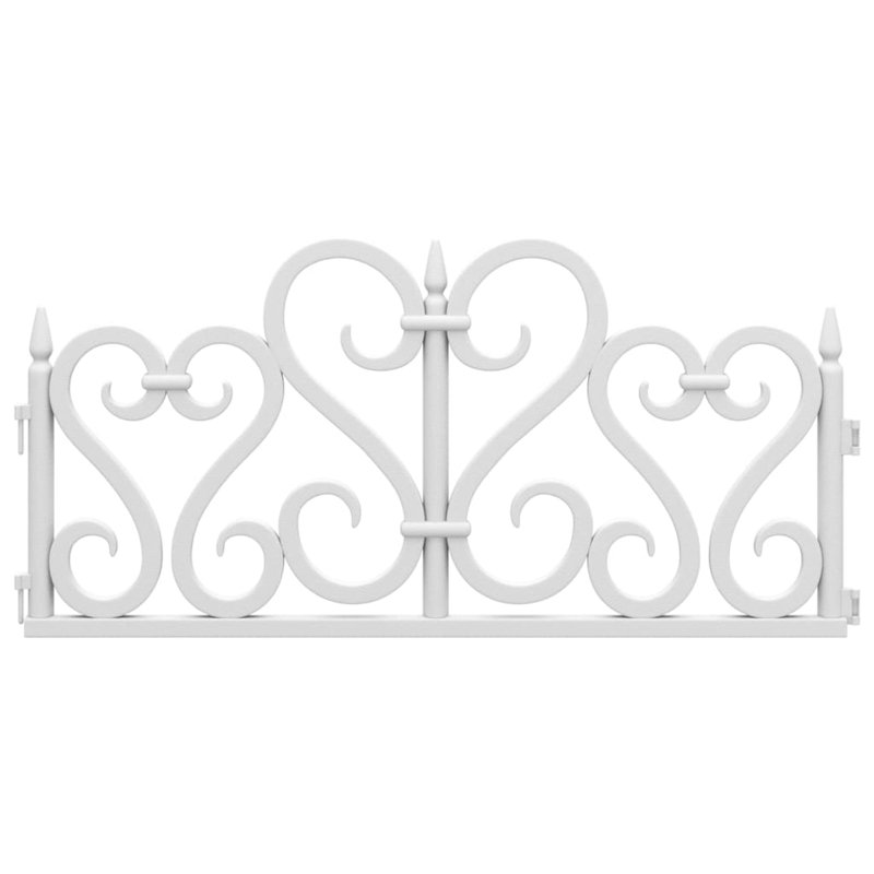 Arron 27.5cm H x 59cm W Edging, White