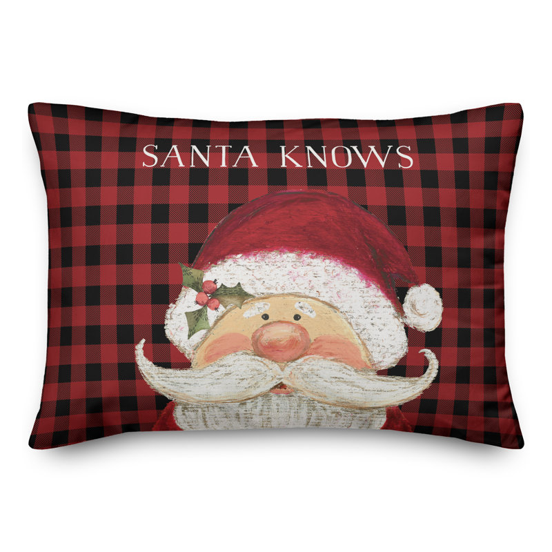 Plaid Reversible Throw Pillow