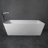 59'' x 30'' Freestanding Soaking Solid Surface Bathtub-50520599