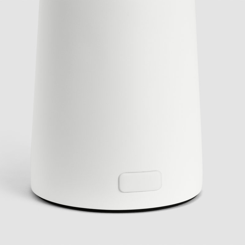 Sesa Short Accent Rechargeable Table Lamp, White