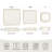 Stoneware Dinnerware Sets, 24-Piece Dish Set-485853029