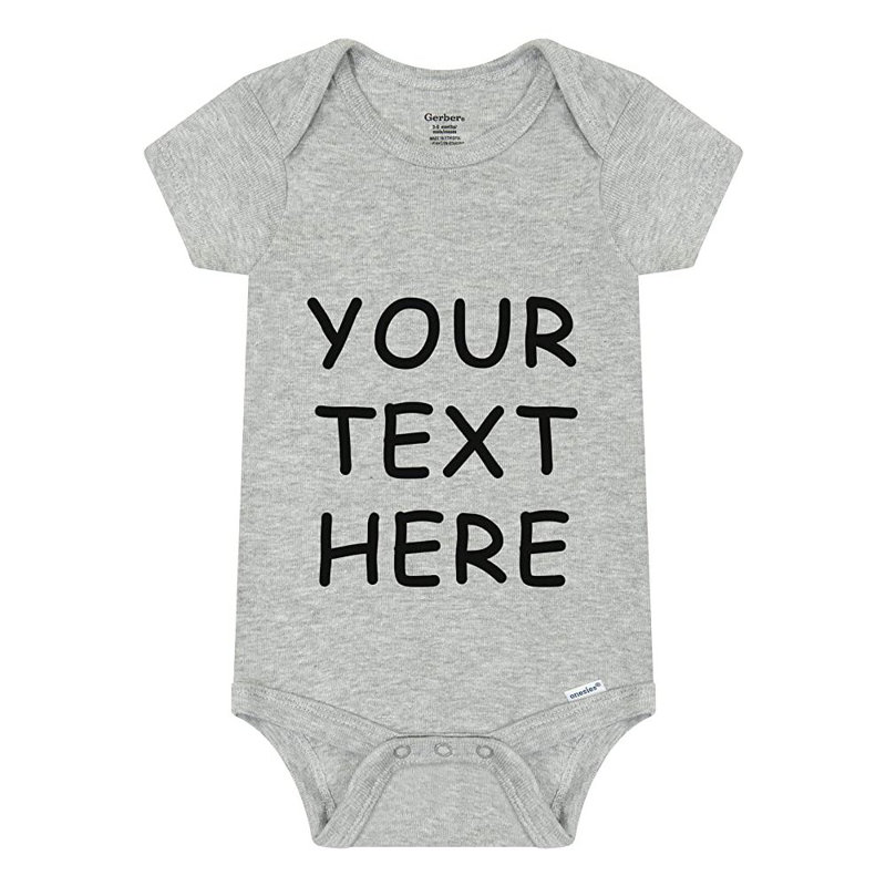 Body 100% coton, gris