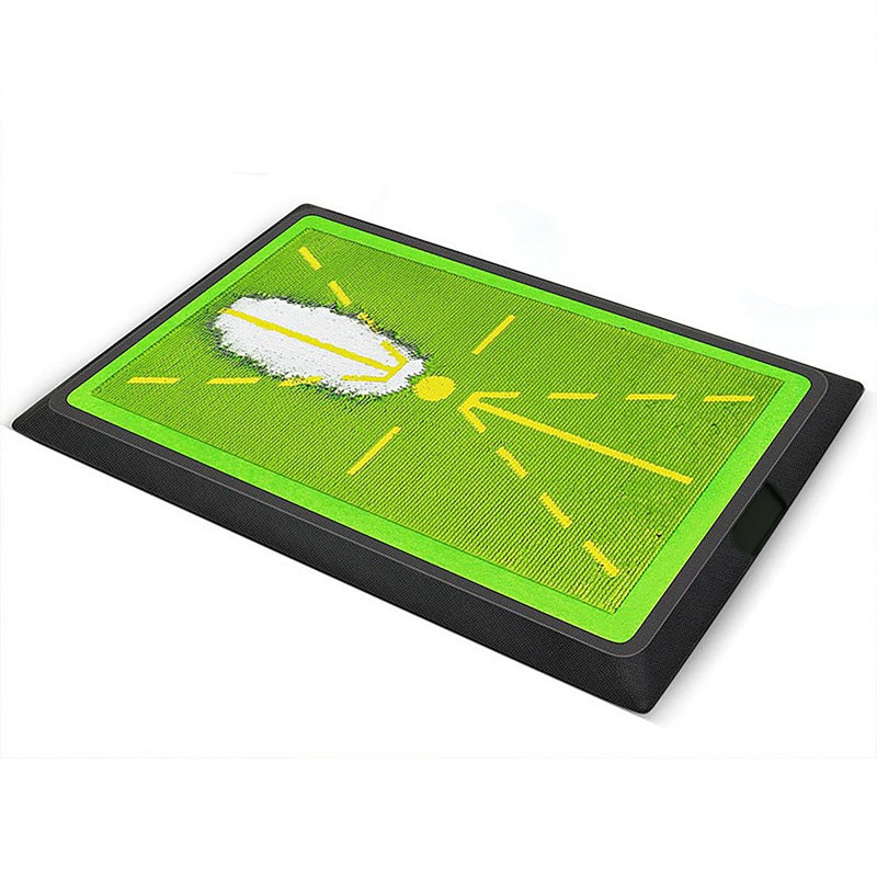 Golf Hitting Mat Divot Board, Premium Swing Training Mat 17 X 12" Golf Training Mat For Swing Path Feedback Golf Accessories For Home Indoor Outdoor 22179