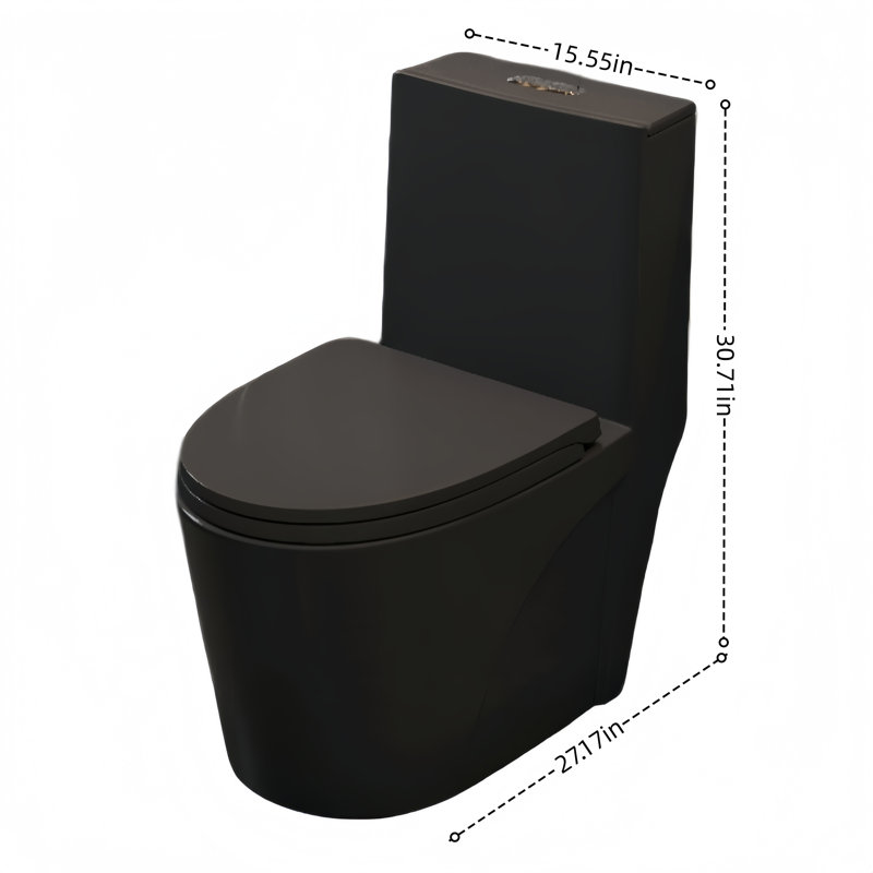 Toilette une pièce 17 po ADA