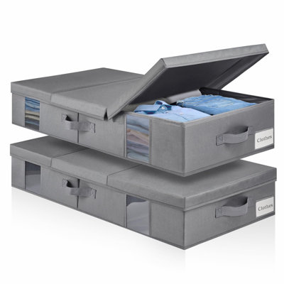 Ebern Designs Fabric Underbed Storage