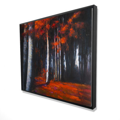 Mysterious Forest Print On Canvas