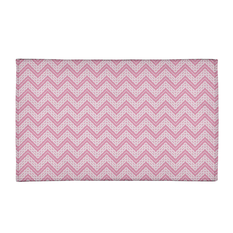 Chenille Chevron Indoor Rug, Rectangle 3' x 5'