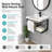 23.8'' L x 15.8'' W Ceramic Wall-Mount Bathroom Sink with Towel Bar