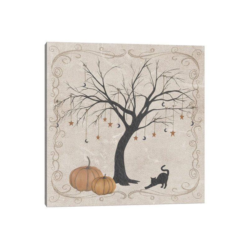 Vintage Halloween Collection A by Grace Popp - Wrapped Canvas Gallery-Wrapped Canvas Giclée, 30.48 cm H x 30.48 cm W