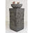 Boldman Hand Crafted Weather Resistant Floor Fountain with Light