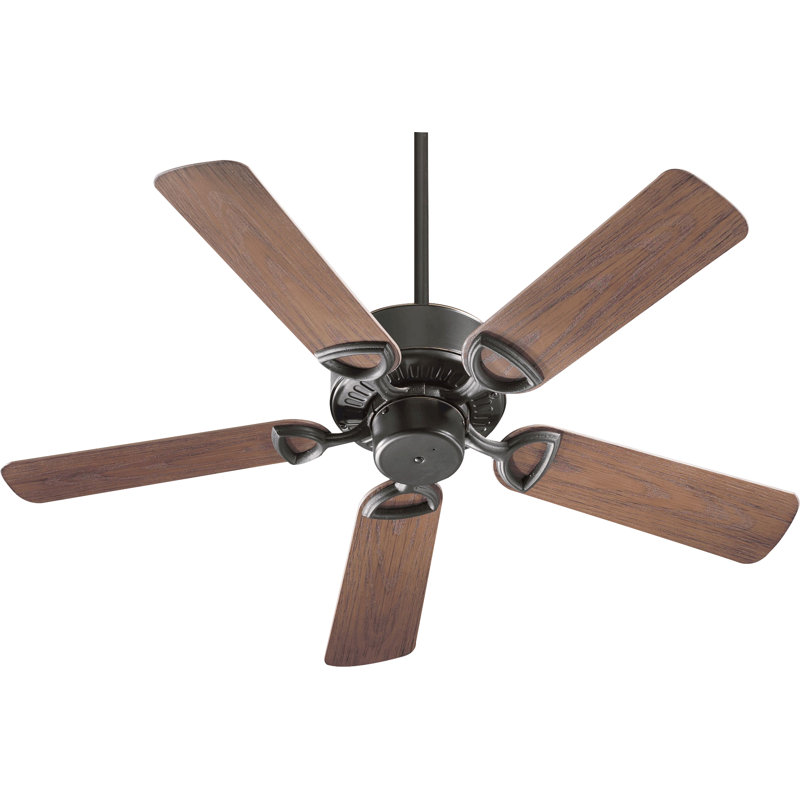 Wojtowicz 42'' Ceiling Fan, Old World with Walnut Blades