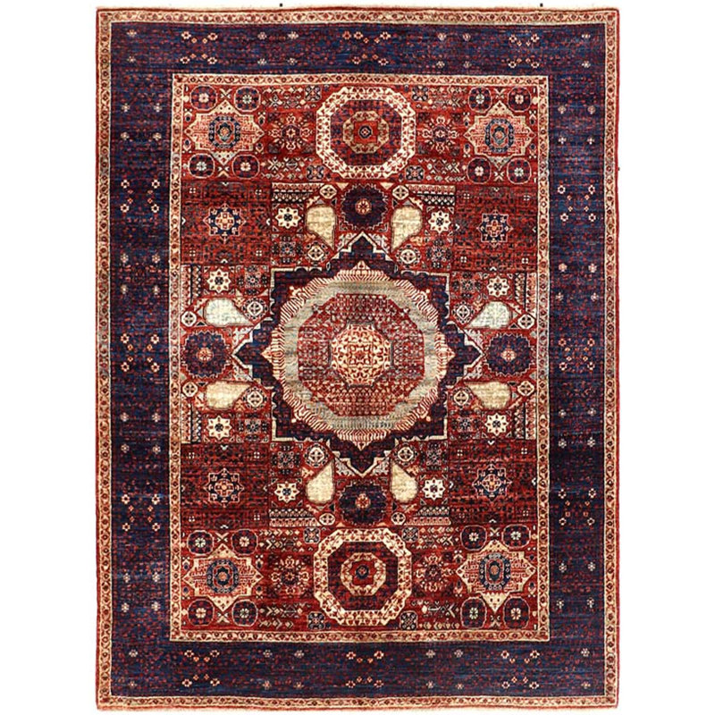 Wool Oriental Area Rug in Yellow