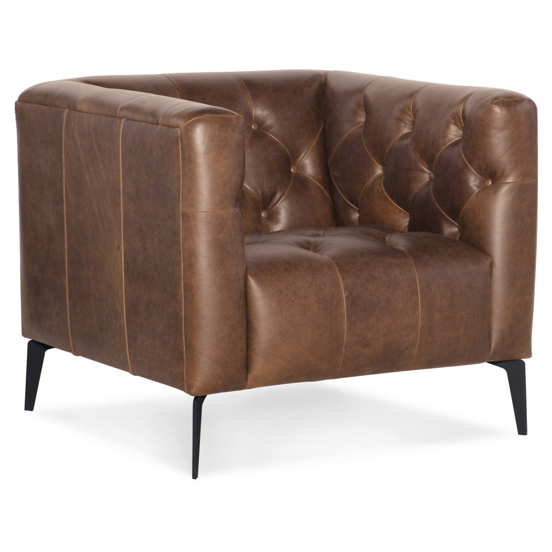 Nicolla Upholstered Chesterfield Chair Hooker Furniture