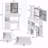 29.2" Small Size Left Drawer Desktop Vanity Table + Cushioned Stool, 2 Ac+2 Usb Power Station, Hair Dryer Bracket, Extra Large Touch Control Sliding Led Mirror, Tri-Color Switching, Brightness Adjust-264697914