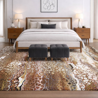Tapis à poil long de qualité supérieure lavable à la machine ADS60
