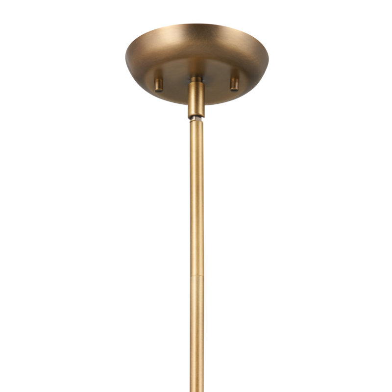 Greige Steel Dome Pendant Light with Beige Shade