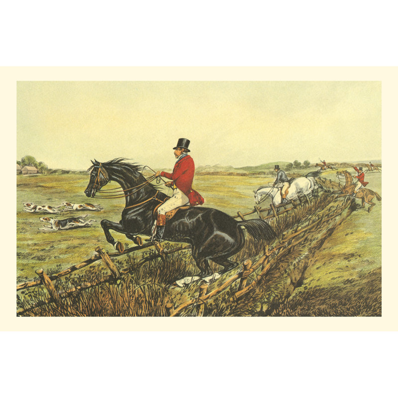 The English Hunt IV by Henry Alken - Wrapped Canvas Art Prints, 61cm H x 91cm W
