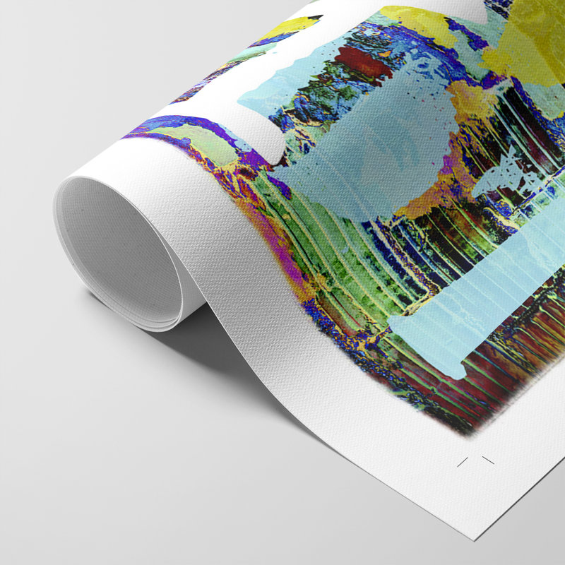 Graffiti Love II - Impression sur toile seulement - NON-CADRE, H 36 po x l 24 po