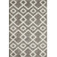 Tapis d'intérieur gris en polyester tissé à la machine Eliot-743786868