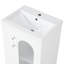 Meuble-lavabo de salle de bain avec lavabo, meuble-lavabo avec tablette à deux niveaux-1236898166