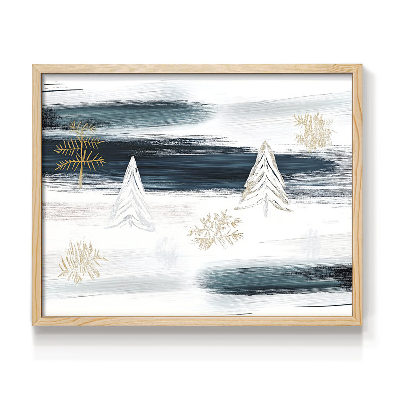 Chirstmas Art-CCLIX -Framed Print - Restickable, Naturel, H 16 po x l 20 po