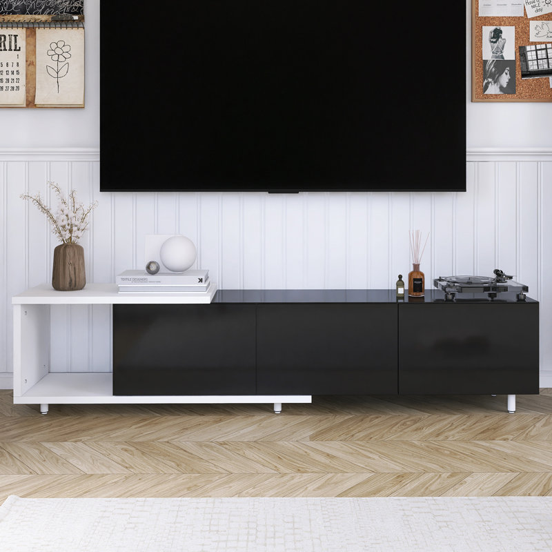 Meuble télé 70,1 '' à 100 '', Noir, noir, noir, noir