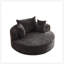 Confortable fauteuil pivotant en mousse de chenille pour diverses pièces, améliorant la détente et le style-1328770098-1328770095