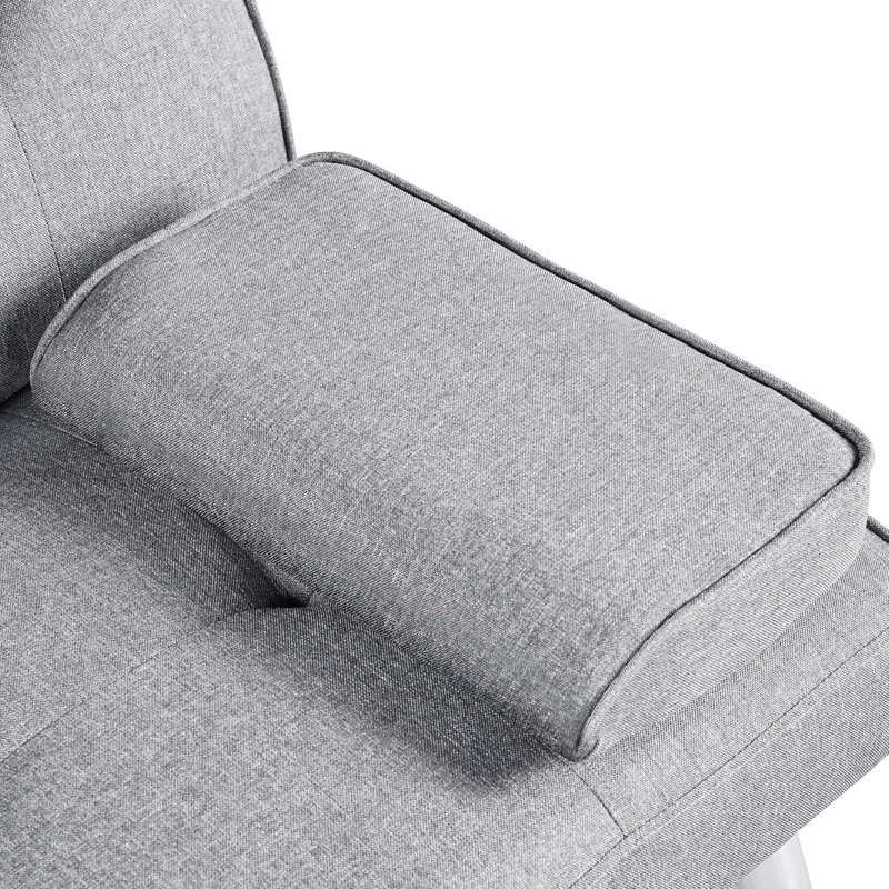 Sharida 3 Seater Sofa Bed, Gray