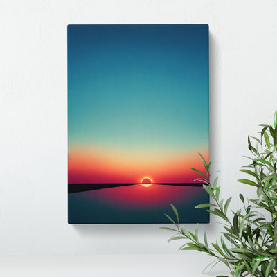 Mind Blowing Sunset - Wrapped Canvas Print