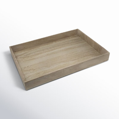 Rectangular Small Serving Tray Resin Dia 13.7"