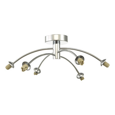IZZY 6LT SEMI FLUSH PAINTED FRAME ONLY