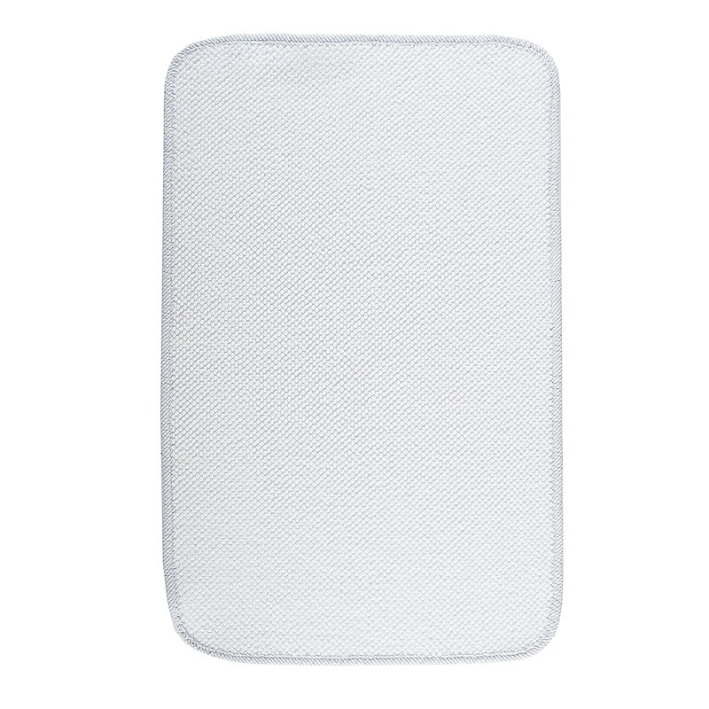 Aspen Bath Rug, Silver