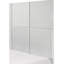 Grand lit de 1 pièce au design contemporain, finition blanche, panneaux texturés, tête de lit géométrique, cadre en bois pour la chambre à coucher, sommier tapissier requis, façade à lambris, style, chambre à coucher