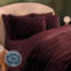 Silentnight Ribbed Faux Fur Duvet Set-117393390-117393391
