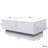 Coffee Table With Sliding Tabletop, Center Table With Hidden Storage Compartment, Extendable Table