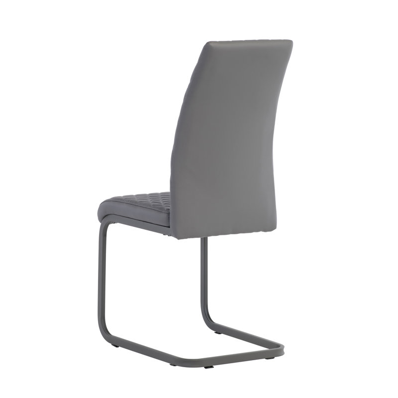 Pinellas 48cm H Upholstered Side Chair, Grey