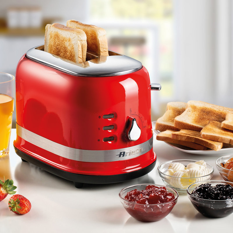 Ariete Moderna 2 Slice Toaster, Red