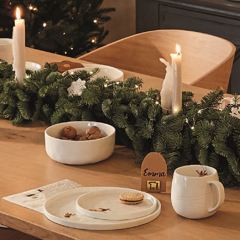Grande tasse en porcelaine Snowy Day