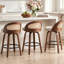 Ensemble de 3 tabourets de bar et de comptoir pivotants modernes Templecorran-1081964594-1081964552
