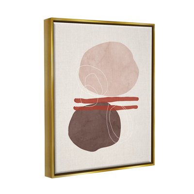 " Abstract Round Shapes Contemporary " by Nina Blue
