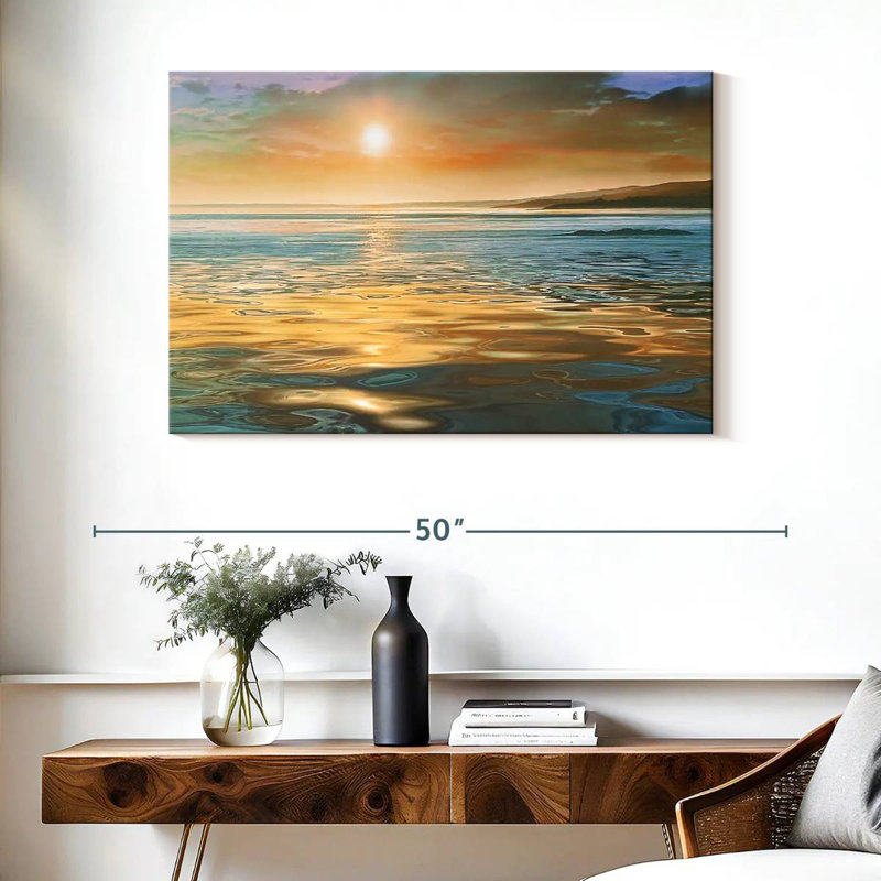 Gillard Ocean Evening Calm, H 26 po x l 39 po
