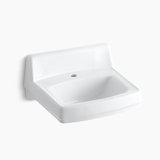 Greenwich Ceramic 21" Wall Mount Bathroom Sink with Overflow