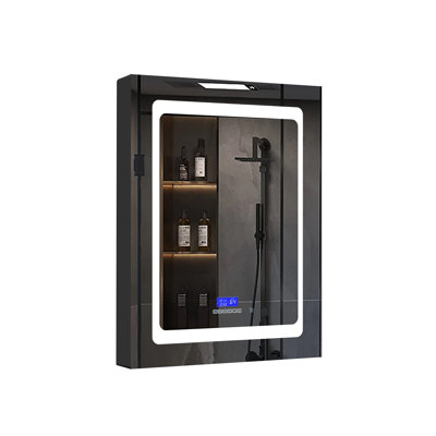 Bracciano Surface-Mount LED Mirror Medicine Cabinet with Defogger