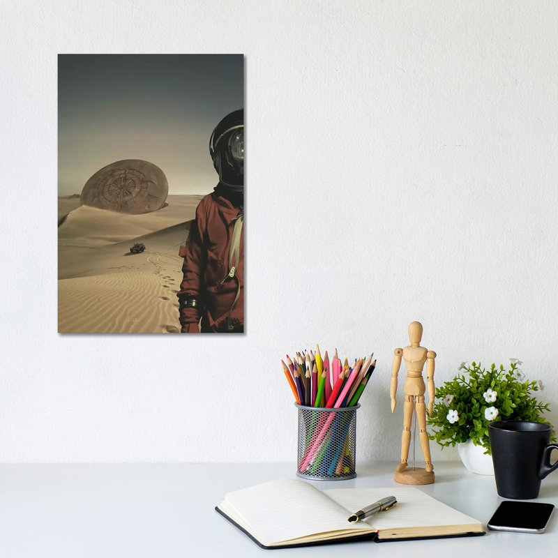 Explorer 1 Piece Wall Art on Canvas, 20.32 cm H x 30.48 cm W, Wrapped Canvas