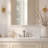 Waterfall Widespread 3-hole Bathroom Sink Faucet in Brushed Nickel-122063311